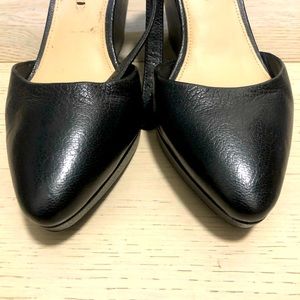 Black Via Spiga Wedges